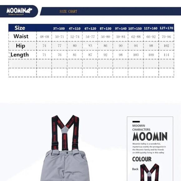 New boy girl snowboard ski overalls pants size 6 - Picture 8 of 10